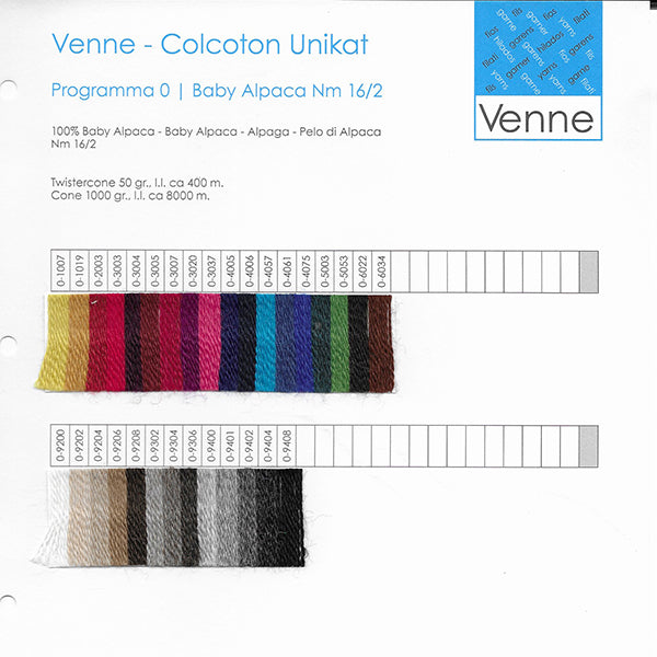 BABY ALPACA YARN 16/2