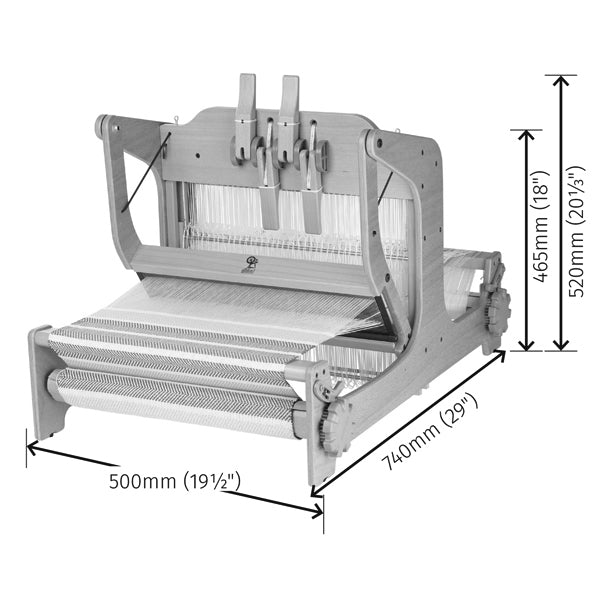 BROOKLYN TABLE SHAFT WEAVE 4 SHAFTS
