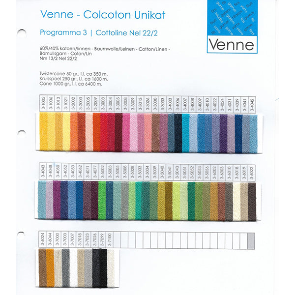 BIO COTTOLIN Nel 22/2 (1 kg - farvet)