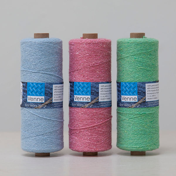 RECYCLED YARN FROM JEANS 12/2