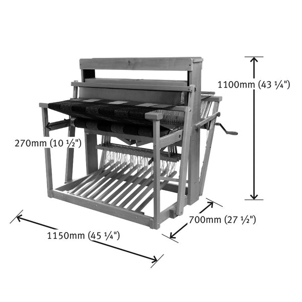JACK FLOOR SHAFT WEAVE 8 SHAFTS AND 10 TRAMPS