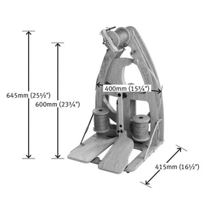 JOY DOUBLE SPINNING RACK – PORTABLE