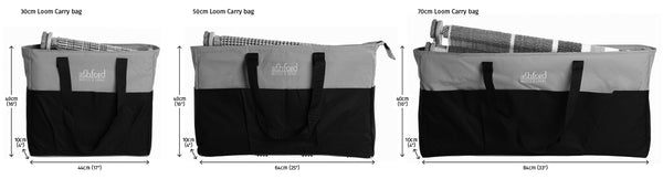 CARRYING BAG FOR PORTABLE FRAME WEAVING