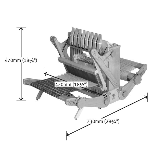 KATIE TABLE SHAFT WEAVE 8 SHAFTS