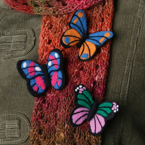 NEEDLE FELTING - BUTTERFLIES