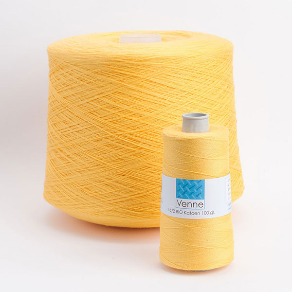 BOMULDSGARN Ne 16/2 - Nm 28/2 (100 g/1 kg - farvet)