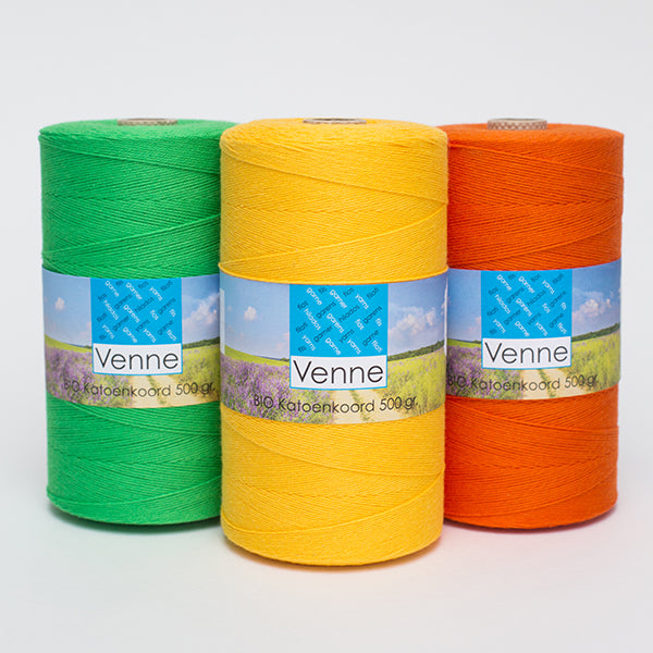 FISKEGARN Ne 12/6 - Nm 20/6 (500 g - farvet)