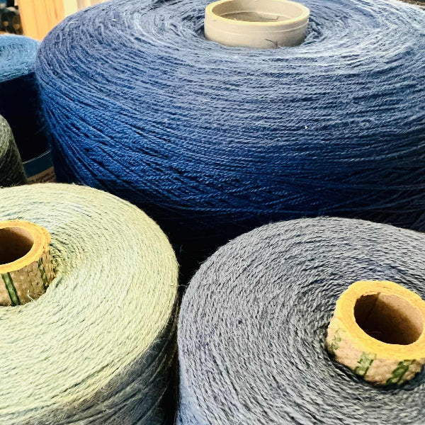 BOMULD/HØR Nm 13/2 - Nel 22/2 (250 g - farvet)